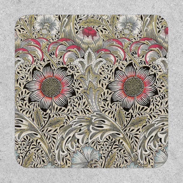 William Morris Corncockle wallpaper floral  Patch (Front)