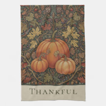 William Morris Cottage Thankful Pumpkin Fall