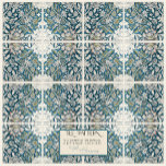 William Morris Craftsman Era Vintage Sketch RIGHT  Ceramic Tile<br><div class="desc">RIGHT SIDE FOR PATTERN: ORDER EQUAL NUMBERS OF LEFT & RIGHT SIDE TILE, . NOTE: INSTALLATION RECOMMENDATIONS BELOW. These tiles were created from a Museum image of vintage watercolor and gouache painted Craftsmen era art sketches. These William Morris designs include pencil sketch elements and guidelines that show the intricate process...</div>