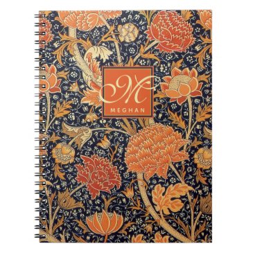 William Morris Cray - Art Nouveau Orange Floral