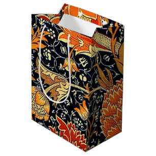 William Morris - Cray, famous vintage pattern Medium Gift Bag