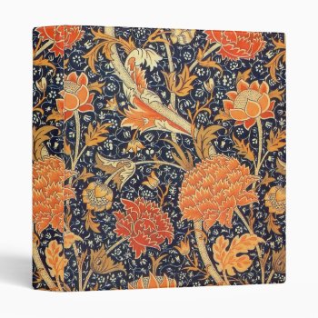 William Morris Cray Floral Art Nouveau Pattern Binder by artfoxx at Zazzle