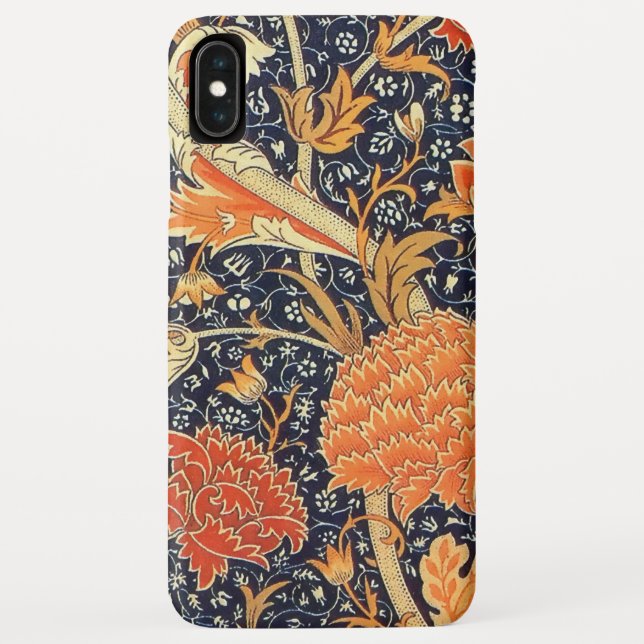William Morris Cray Floral Art Nouveau Pattern Case-Mate iPhone Case (Back)