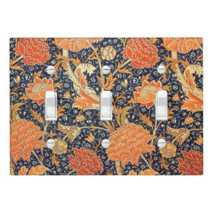 William Morris Cray Floral Art Nouveau Pattern Light Switch Cover