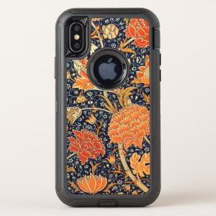 William Morris Cray Floral Art Nouveau Pattern OtterBox Defender iPhone X Case