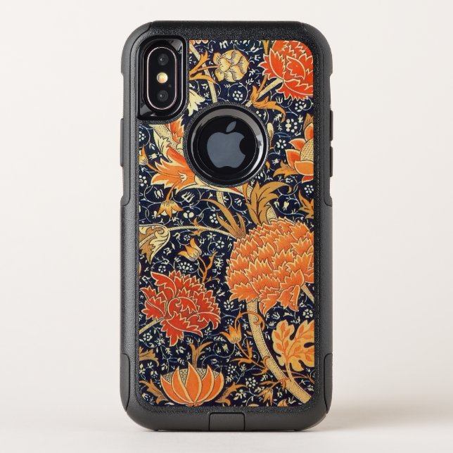 William Morris Cray Floral Art Nouveau Pattern Otterbox iPhone Case (Back)