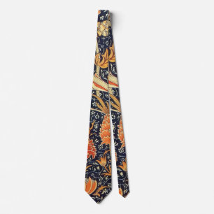 William Morris Cray Floral Art Nouveau Pattern Tie