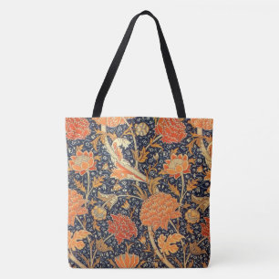 William Morris Cray Floral Art Nouveau Pattern Tote Bag