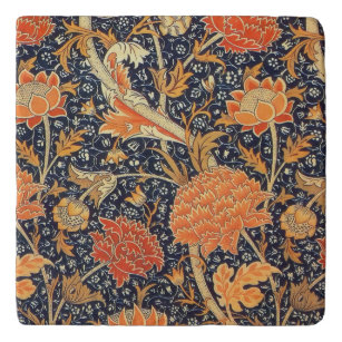 William Morris Cray Floral Art Nouveau Pattern Trivet