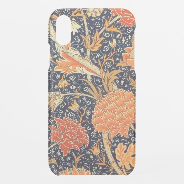 William Morris Cray Floral Art Nouveau Pattern Uncommon iPhone Case (Back)