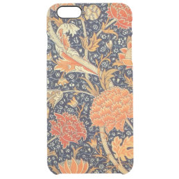 William Morris Cray Floral Art Nouveau Pattern Clear iPhone 6 Plus Case