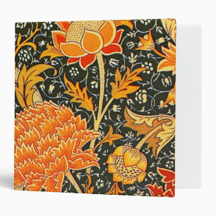 William Morris Cray Floral Pattern Vintage 3 Ring Binder
