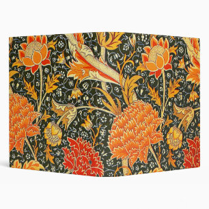 William Morris Cray Floral Pattern Vintage Binder