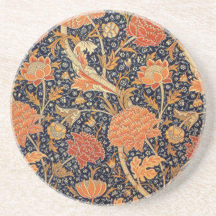 William Morris Cray Floral Pattern Vintage Coaster