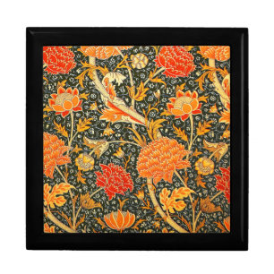 William Morris Cray Floral Pattern Vintage Gift Box