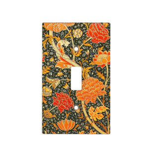 William Morris Cray Floral Pattern Vintage Light Switch Cover
