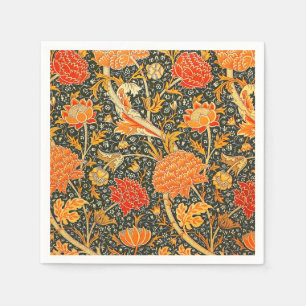 William Morris Cray Floral Pattern Vintage Paper Napkins