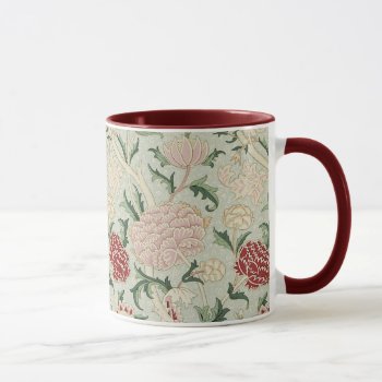William Morris Cray Floral Pre-raphaelite Vintage Mug by artfoxx at Zazzle