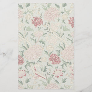 William Morris Cray Floral Pre-Raphaelite Vintage Stationery