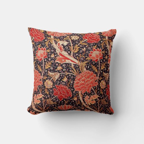 William Morris Cray Floral Throw Pillow