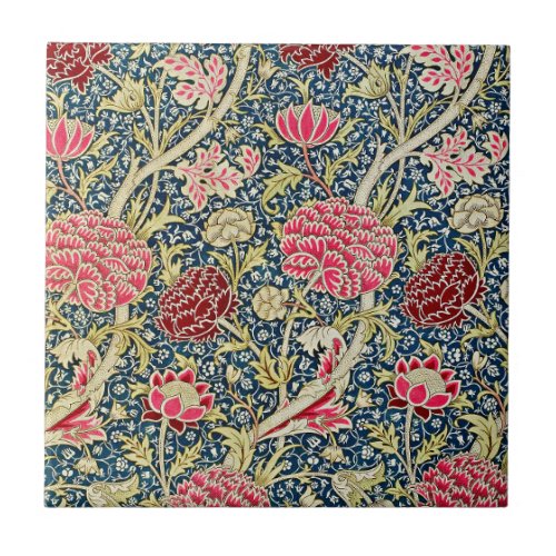 William Morris Cray Pattern Ceramic Tile