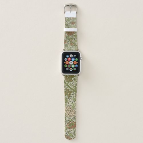 William Morris Cray Sage Flower Floral Botanical Apple Watch Band