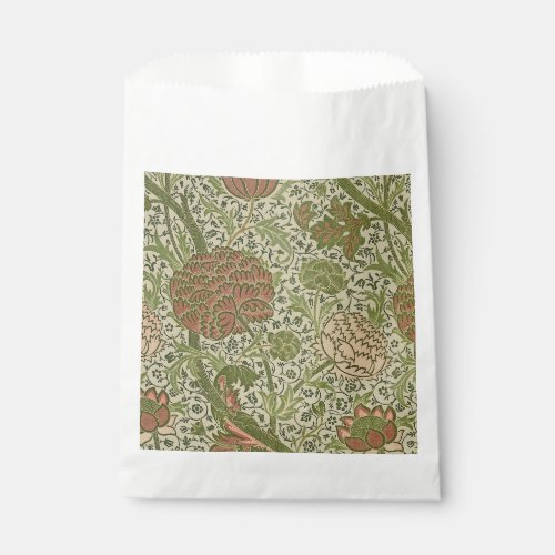 William Morris Cray Sage Flower Floral Botanical Favor Bag