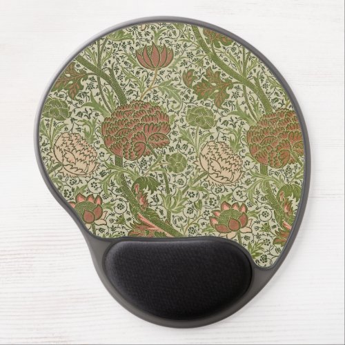 William Morris Cray Sage Flower Floral Botanical Gel Mouse Pad