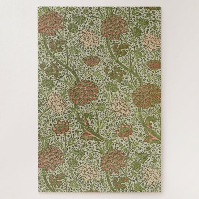 William Morris Cray Sage Flower Floral Botanical Jigsaw Puzzle (Vertical)