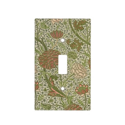 William Morris Cray Sage Flower Floral Botanical Light Switch Cover