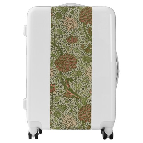 William Morris Cray Sage Flower Floral Botanical Luggage