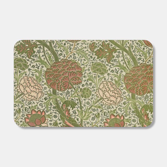 William Morris Cray Sage Flower Floral Botanical Matchboxes (Front)