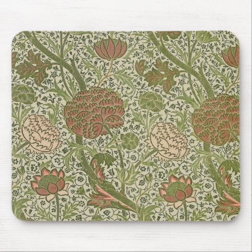 William Morris Cray Sage Flower Floral Botanical Mouse Pad