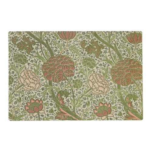 William Morris Cray Sage Flower Floral Botanical Placemat