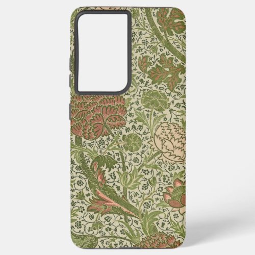 William Morris Cray Sage Flower Floral Botanical Samsung Galaxy S21 Ultra Case