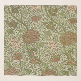 William Morris Cray Sage Flower Floral Botanical Scarf