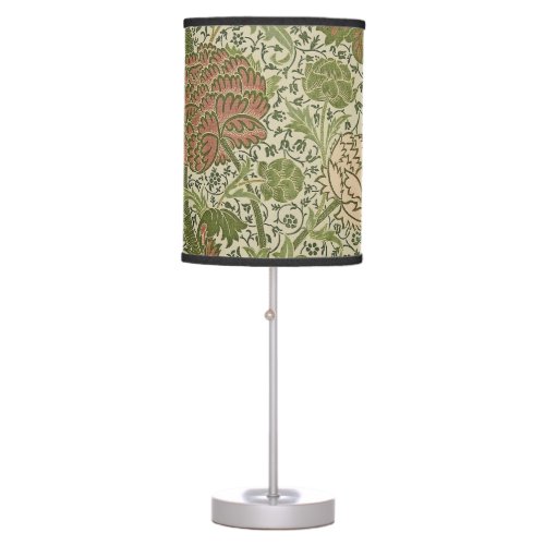 William Morris Cray Sage Flower Floral Botanical Table Lamp