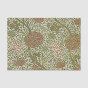 William Morris Cray Sage Flower Floral Botanical Tissue Paper