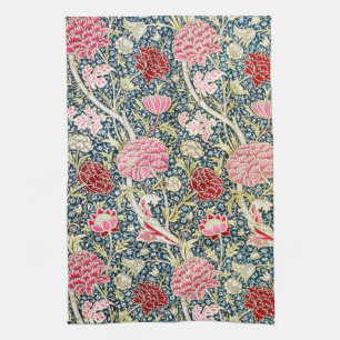 William Morris Cray Vintage Blossom Floral Design Kitchen Towel