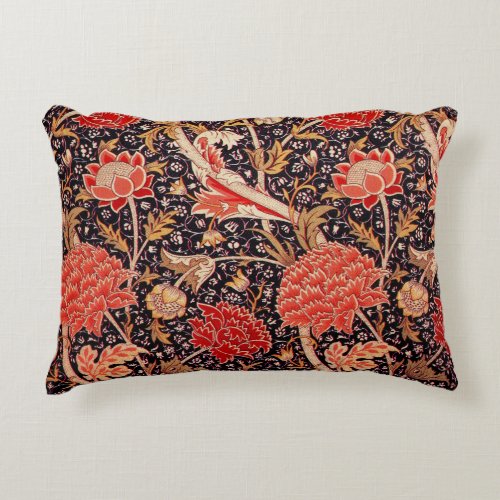 William Morris Cray Vintage Floral Decorative Pillow