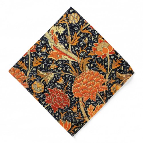 William Morris _ Cray vintage pattern Bandana