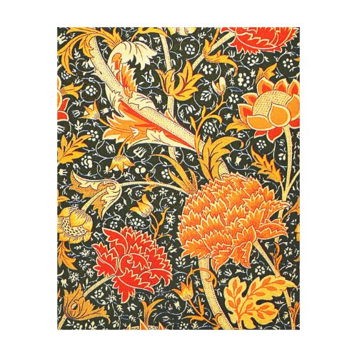 William Morris Cray Wallpaper Flower Pattern Canvas Print