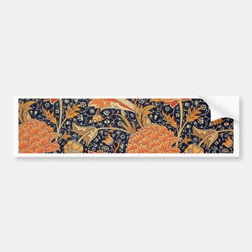 William Morris Cray Wallpaper Pattern Bumper Sticker