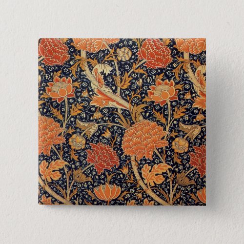 William Morris Cray Wallpaper Pattern Button