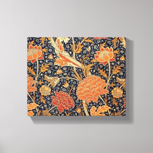 William Morris Cray Wallpaper Pattern Canvas Print