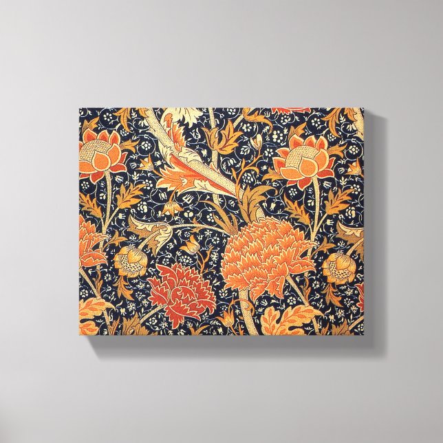 William Morris Cray Wallpaper Pattern Canvas Print (Front)