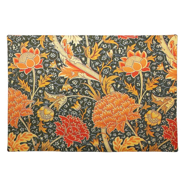 William Morris Cray Wallpaper Pattern Cloth Placemat (Front)