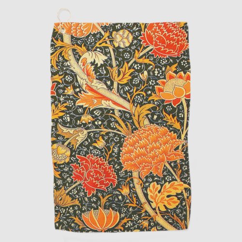 William Morris Cray Wallpaper Pattern Golf Towel