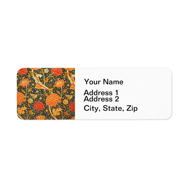 William Morris Cray Wallpaper Pattern Label (Front)