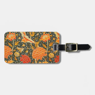 William Morris Cray Wallpaper Pattern Luggage Tag